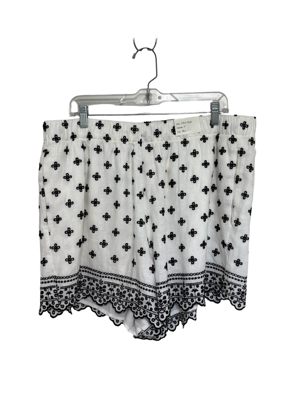 NEW Abercrombie Linen Blend Tank and Shorts Embroidered Matching Set - Size XL - Picture 4 of 14